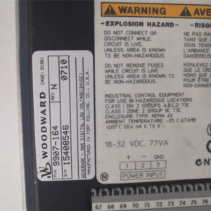 9907-164 WOODWARD 数字式调速器 - 图片 3