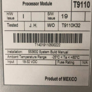 T9110 ICS TRIPLEX 处理器模块 - 图片 3